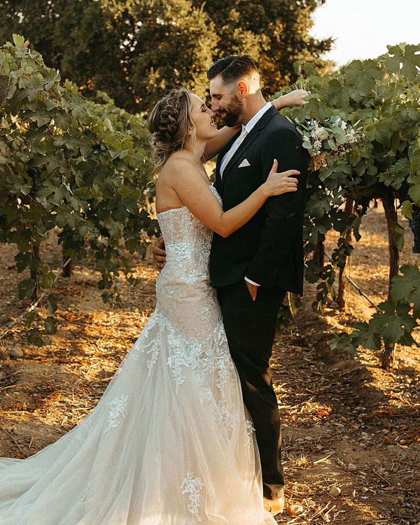 Fall Vineyard Winery Wedding in San Miguel, CA